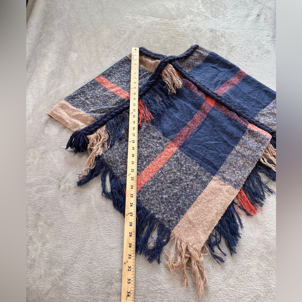 Bcbgeneration Multicolor Knit Poncho - image 5